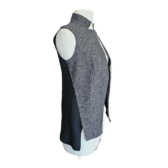 Elie Tahari Marino Wool Raw Finish Vest Size XS - Picture 2 of 10